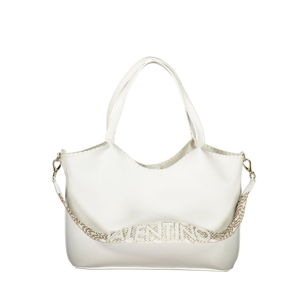 Valentino White Polyethylene Handbag