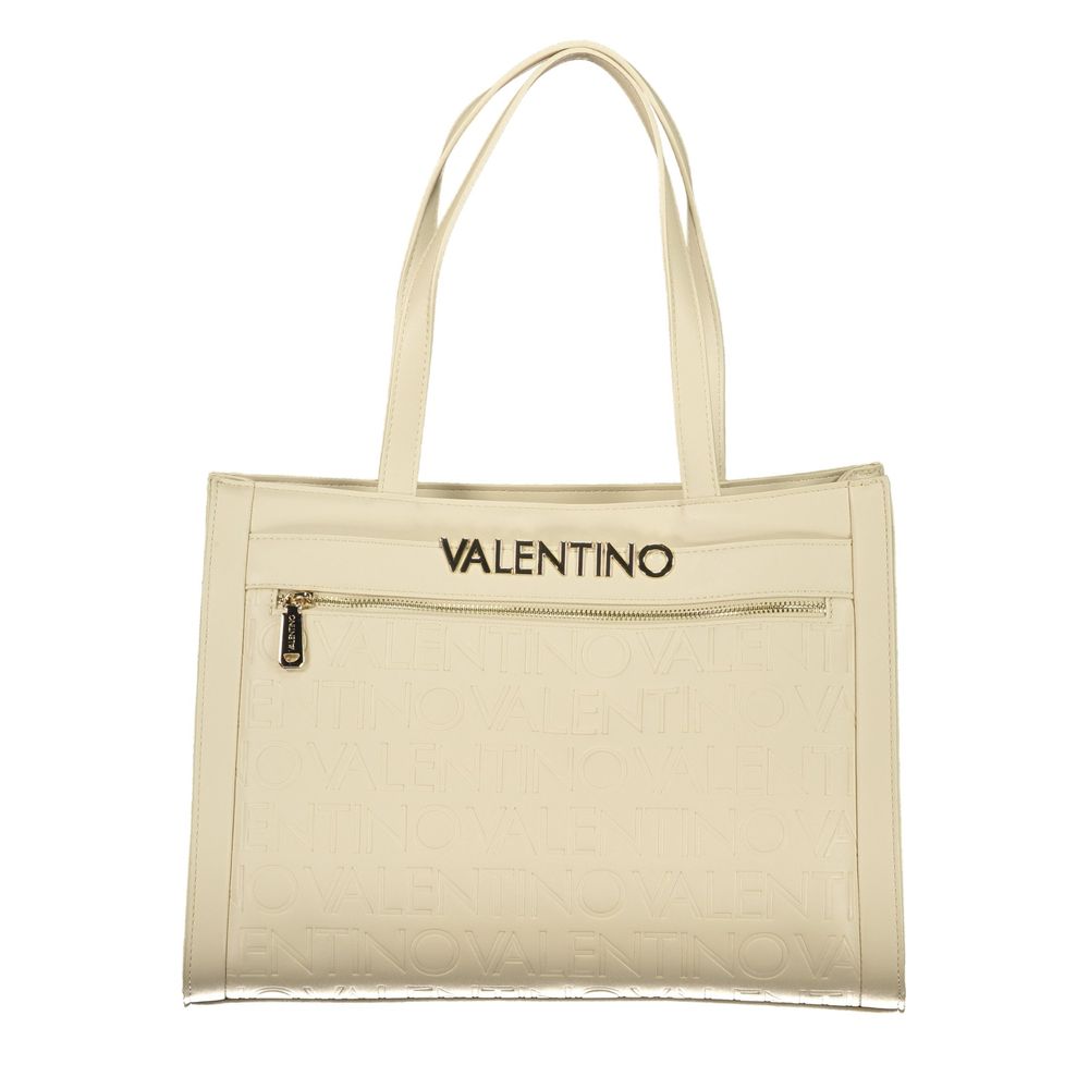 Valentino Beige Polyethylene Handbag
