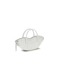 Fiorucci White Calf Leather Bos Taurus Handbag