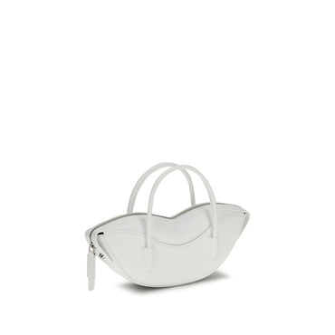 Fiorucci White Calf Leather Bos Taurus Handbag