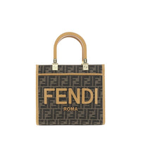 Fendi Brown Polyester Shoulder Bag