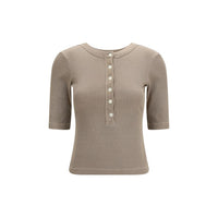 Citizens of Humanity Beige Cotton T-Shirt