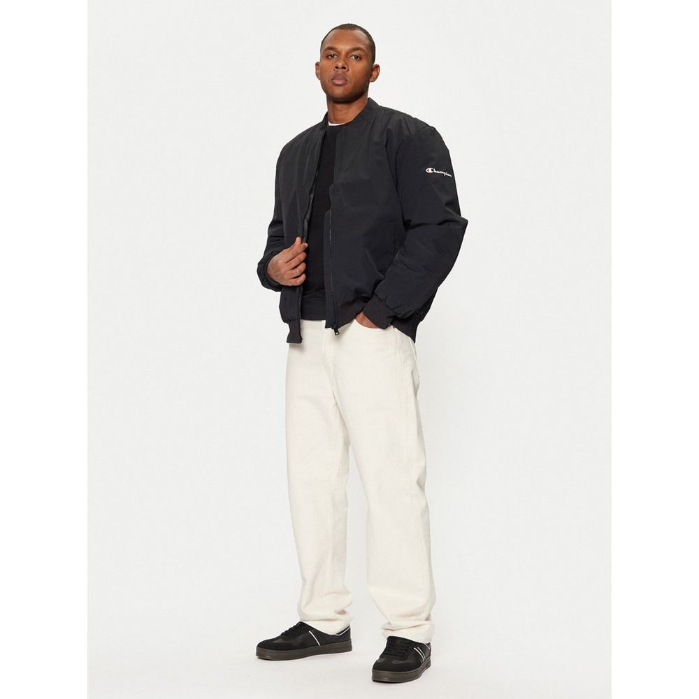 Champion Black Polyamide Bomber