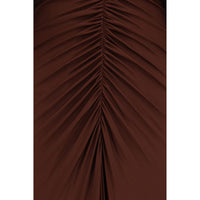 Self-Portrait Brown Viscose Casual Dress