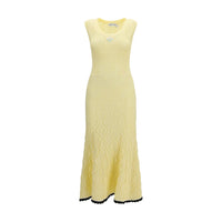 Self-Portrait Bicolor Cotton Casual Dress