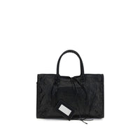 Balenciaga Black Lamb Ovis Aries Aries Shoulder Bag