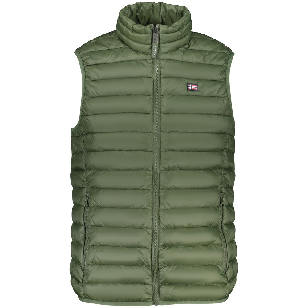 Norway 1963 Green Polyester Sleveless Jacket