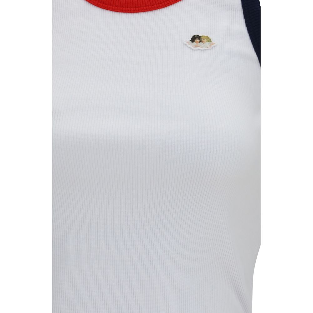 Fiorucci Multicolor Cotton Sleeveles T-Shirt