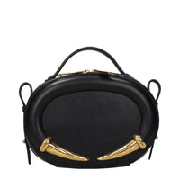 Roberto Cavalli Black Leather Handbag