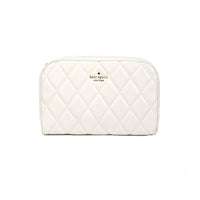 Kate Spade Carey Mini Parchment Quilted Smooth Leather Camera Crossbody Handbag