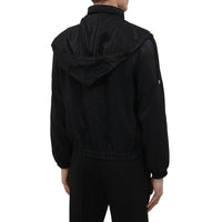Saint Laurent Black Polyamide Bomber