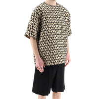 Valentino Brown Silk T-Shirt