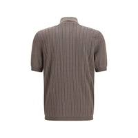 Brunello Cucinelli Brown Cotton Shortsleeve Shirt