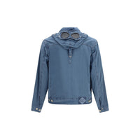 C.P. Company Blue Cotton Full-Length Jacket