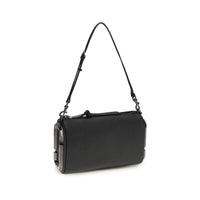 Marc Jacobs Black Calf Leather Bos Taurus Shoulder Bag