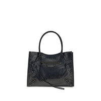 Balenciaga Black Lamb Ovis Aries Aries Shoulder Bag
