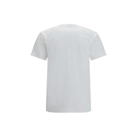 Comme Des Garçons Play White Cotton T-Shirt