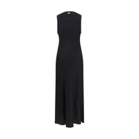 Ami Paris Black Viscose Casual Dress