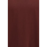Comme Des Garçons Bordeaux Cotton T-Shirt
