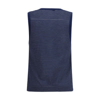 Ami Paris Blue Cotton Tank Tops