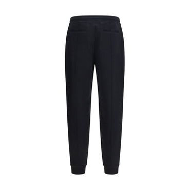 Brunello Cucinelli Black Cotton Joggers (Workout Pants)