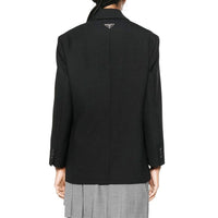 Prada Black Virgin Wool Blazer
