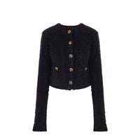 Balenciaga Black Cotton Cardigan
