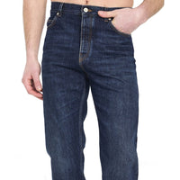 Loewe Blue Cotton Relaxed Fit Jeans