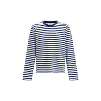 Ami Paris Blue Cotton Long Sleeve T-Shirt
