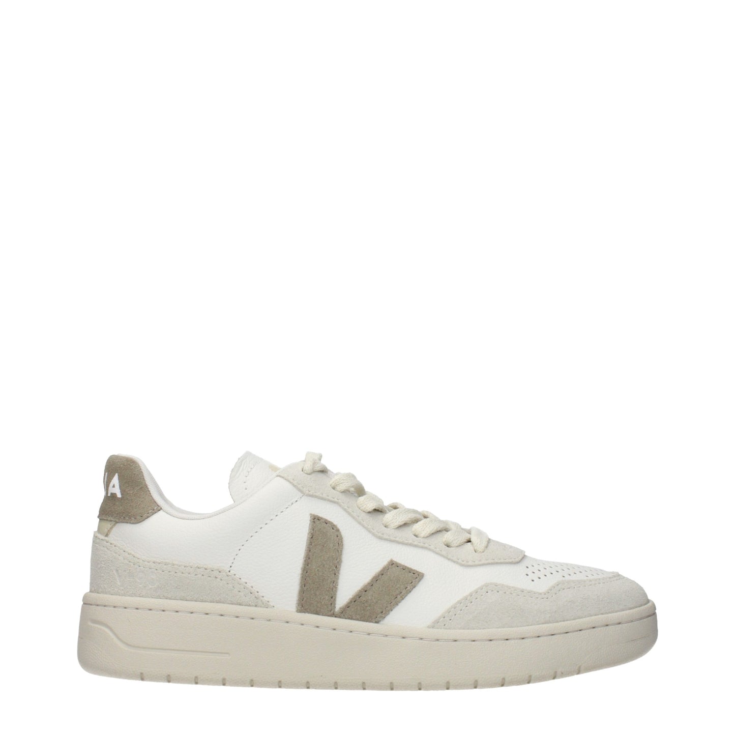 Veja Blue Leather Low Top Sneakers