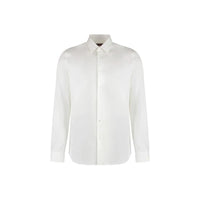 Gucci White Cotton Dress Shirt