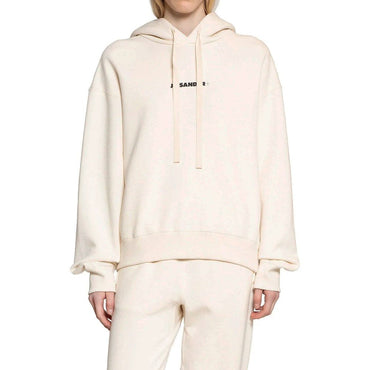 Jil Sander White Cotton Sweatshirt