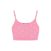 Versace Multicolor Elastane Tank Tops