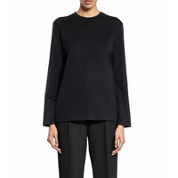 Jil Sander Black Cotton Long Sleeve T-Shirt