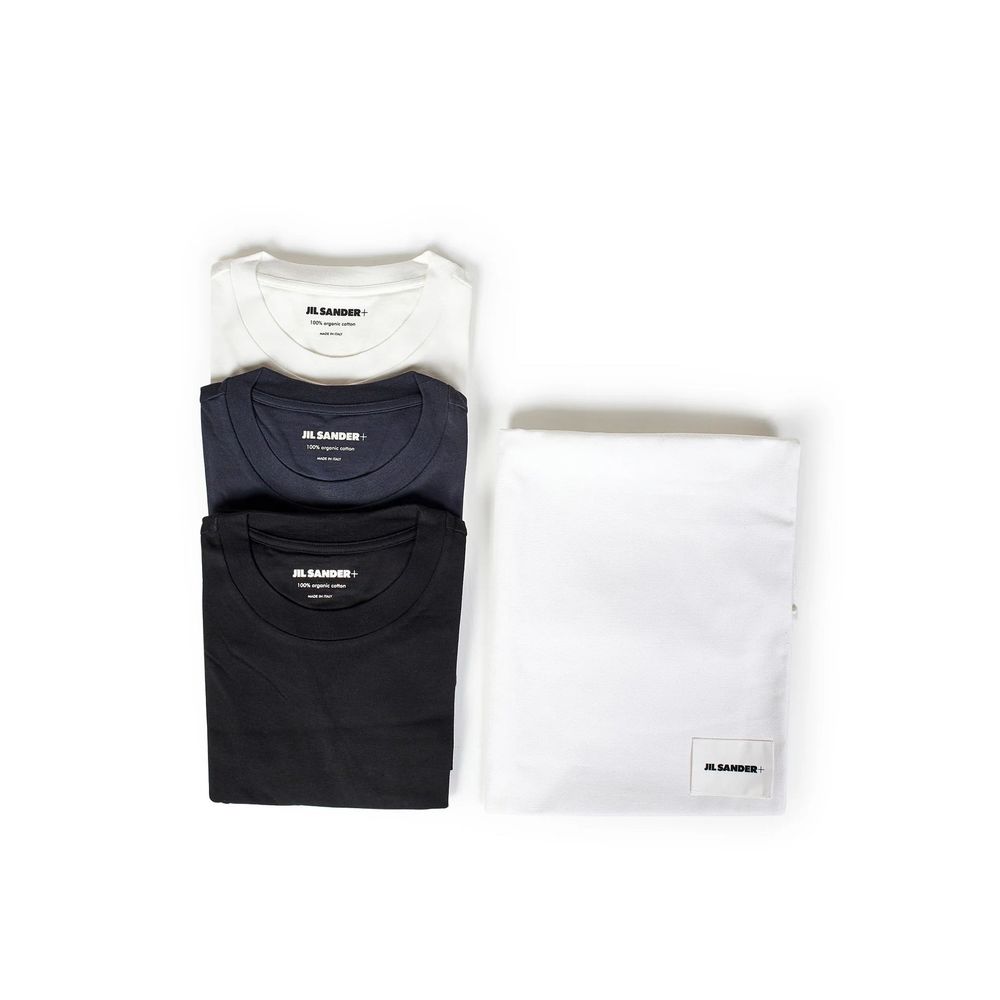 Jil Sander Black Cotton Long Sleeve T-Shirt
