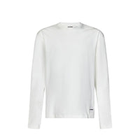 Jil Sander Black Cotton Long Sleeve T-Shirt