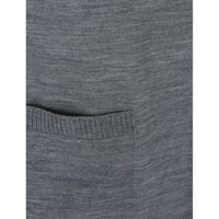 Thom Browne Gray Virgin Wool Cardigan