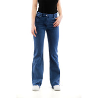 Moschino Multicolor Cotton Flared Jeans