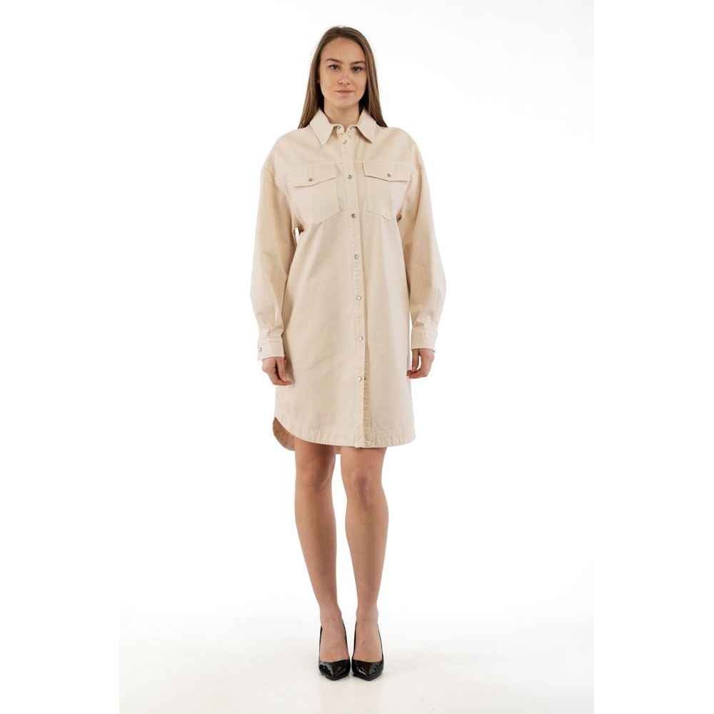 Moschino Beige Cotton Casual Dress