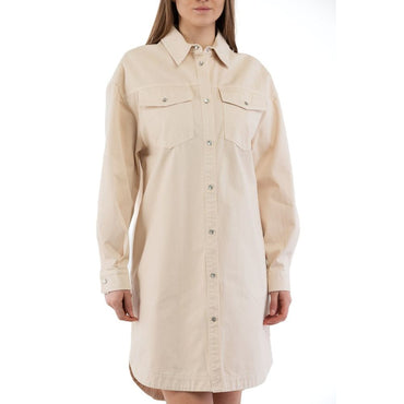 Moschino Beige Cotton Casual Dress