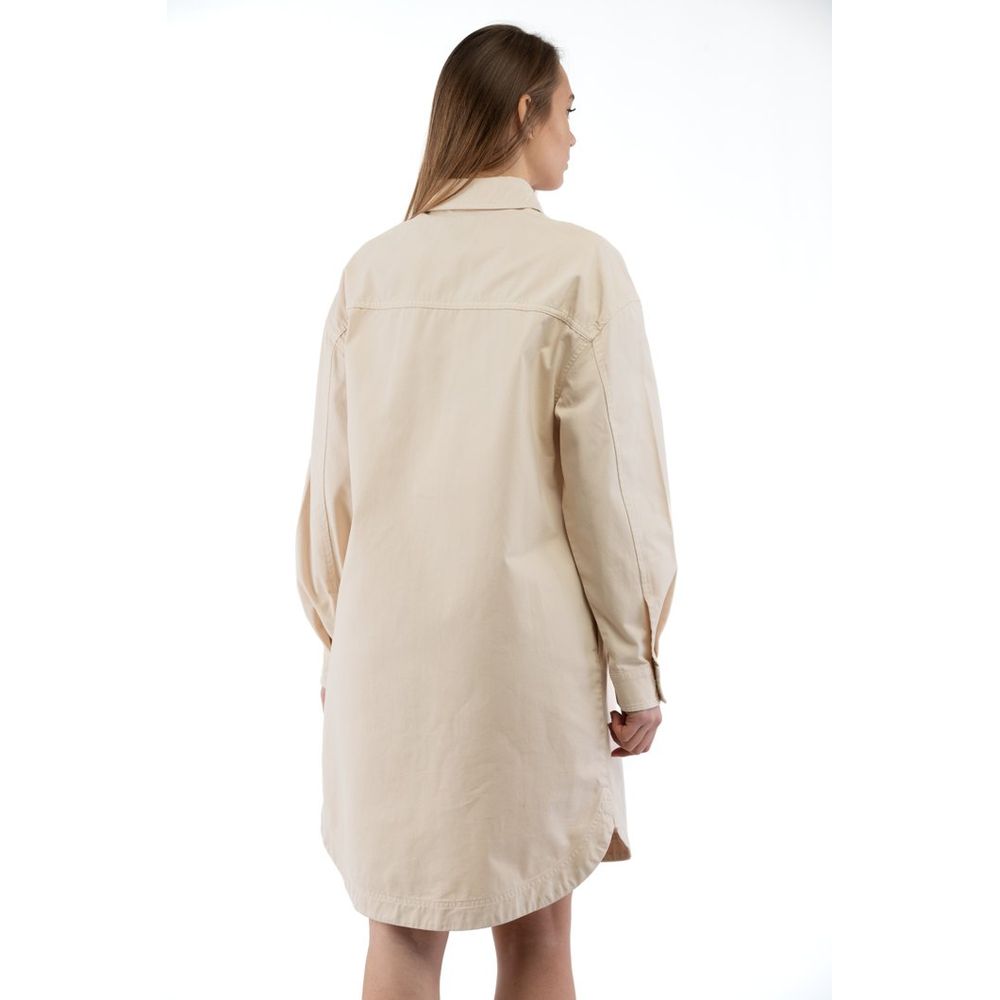 Moschino Beige Cotton Casual Dress