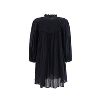 ISABEL MARANT ETOILE Black Cotton Casual Dress