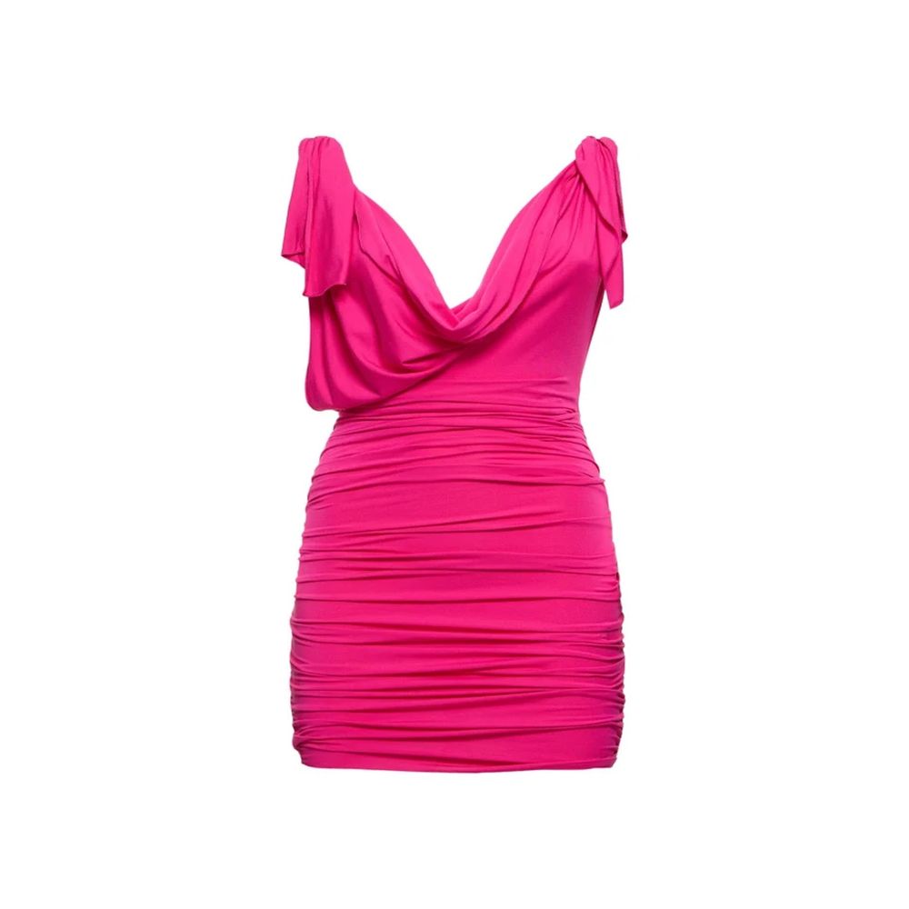 The Attico Multicolor Elastane Casual Dress