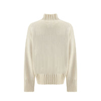 Jil Sander White Silk Sweatshirt
