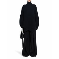 Jil Sander Black Wool Turtleneck