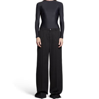 Balenciaga Black Wool Flared Pants