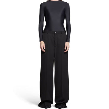 Balenciaga Black Wool Flared Pants