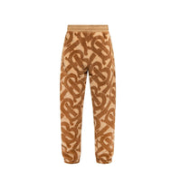 Burberry Brown Polyester Casual Pants