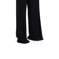 Maison Margiela Black Viscose Casual Pants