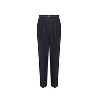 Dior Black Wool Casual Pants